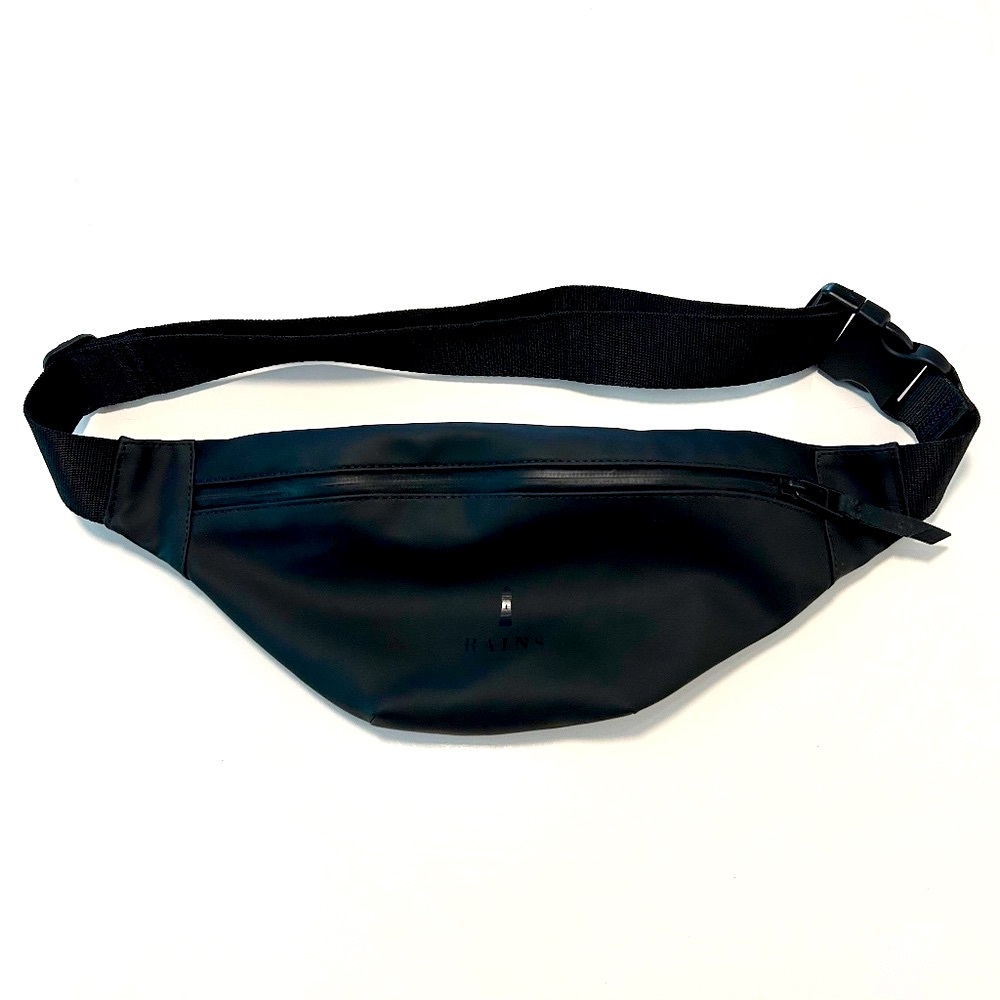Rains Black Belt Bag